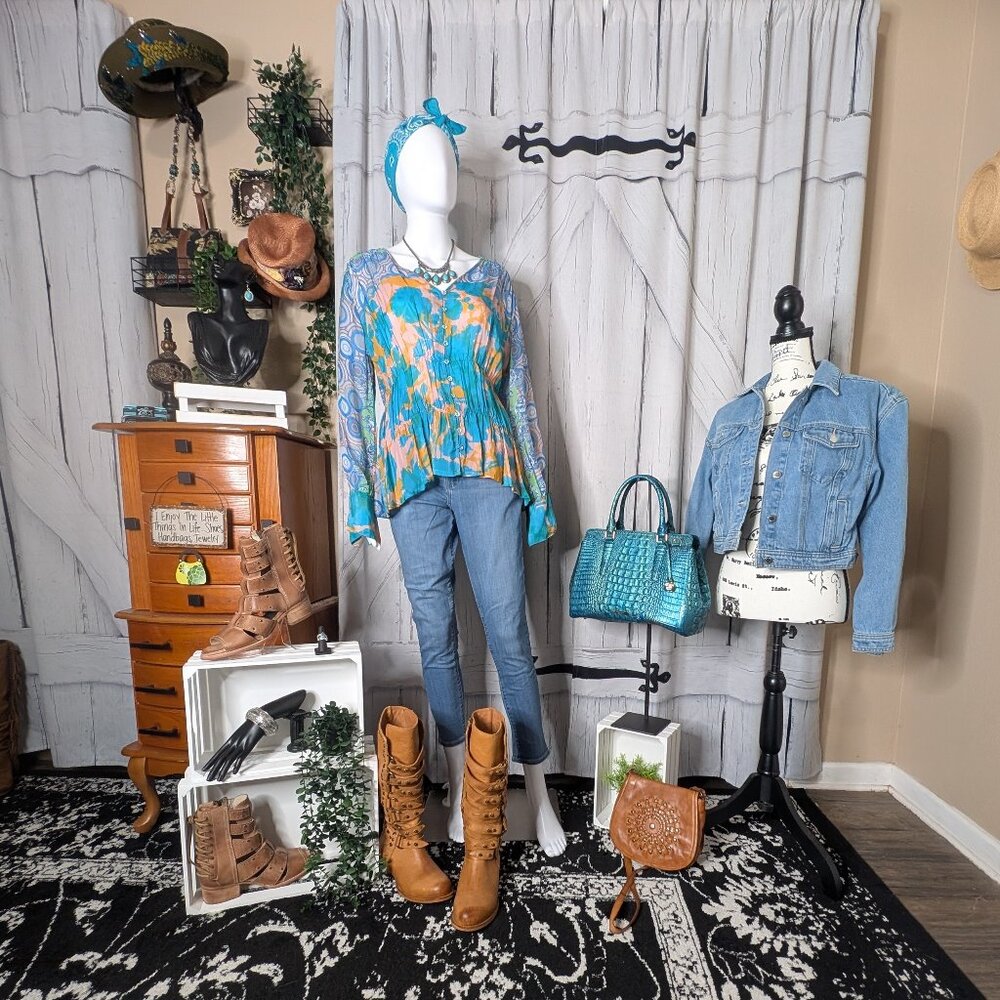 Johnny Was Cherika Jordie Blouse Medium NWT